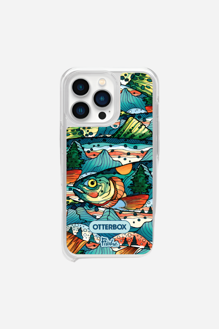 OtterBox Symmetry Series Clear for MagSafe x Fishe Mt. Cutty Phone Case - FisheWear