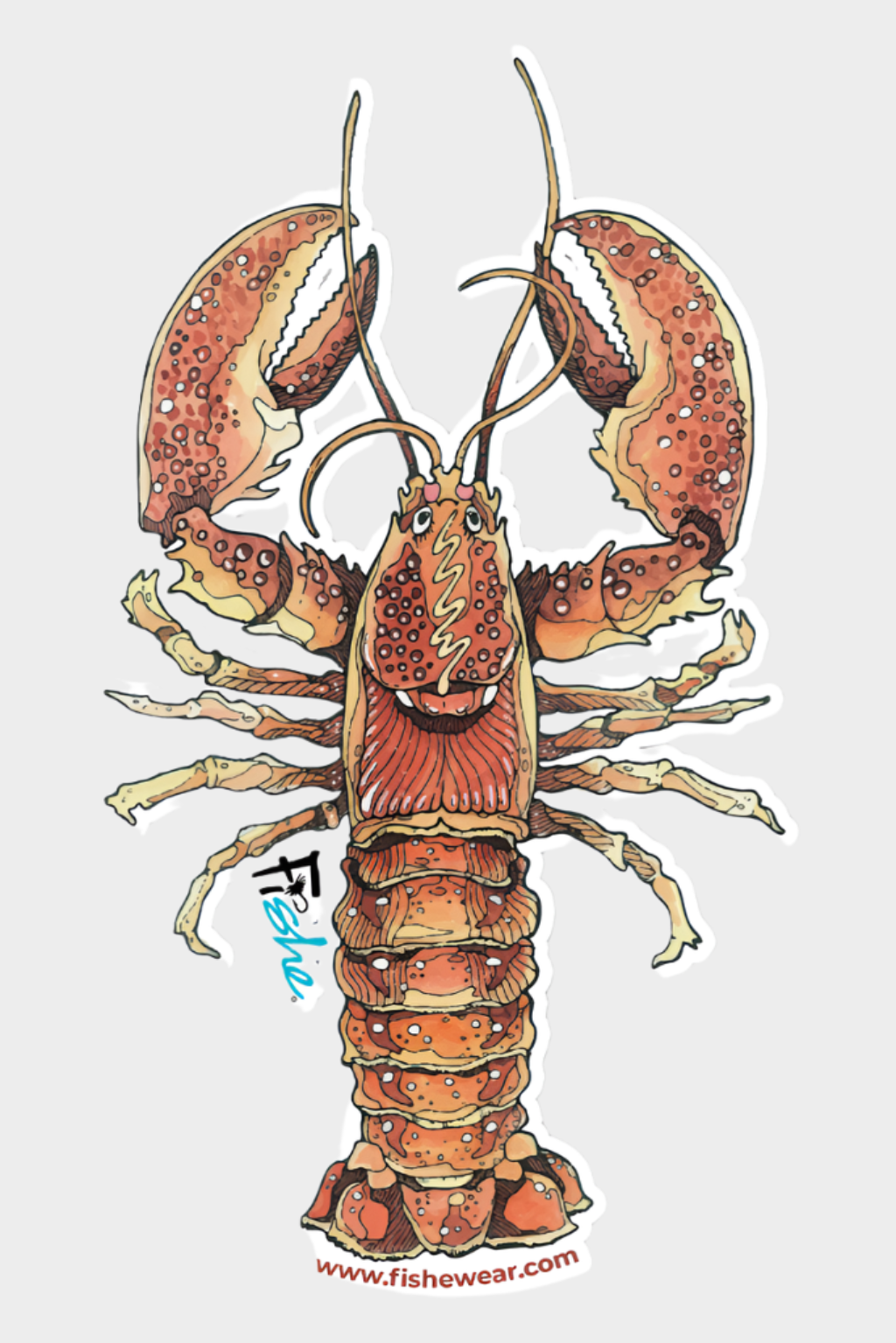 Lobsterrific Sticker