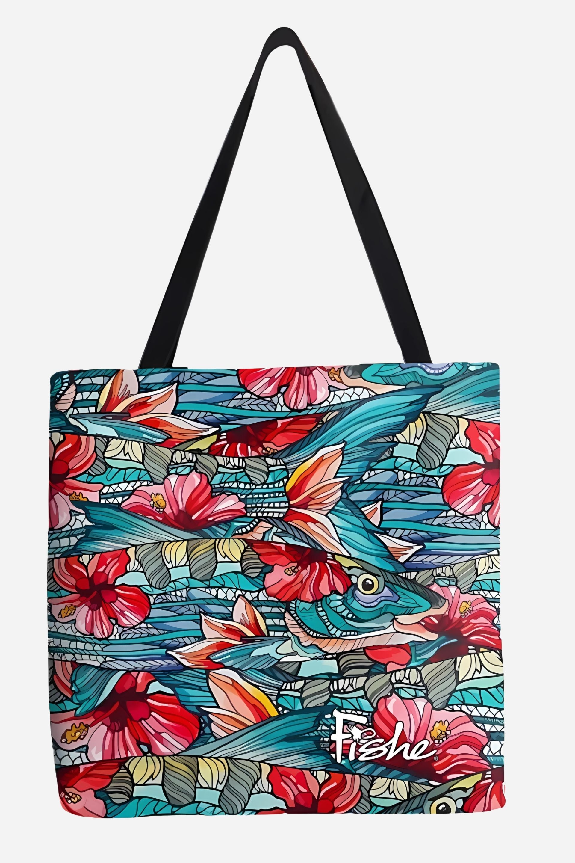 Beauty and the Bonefish Canvas Tote