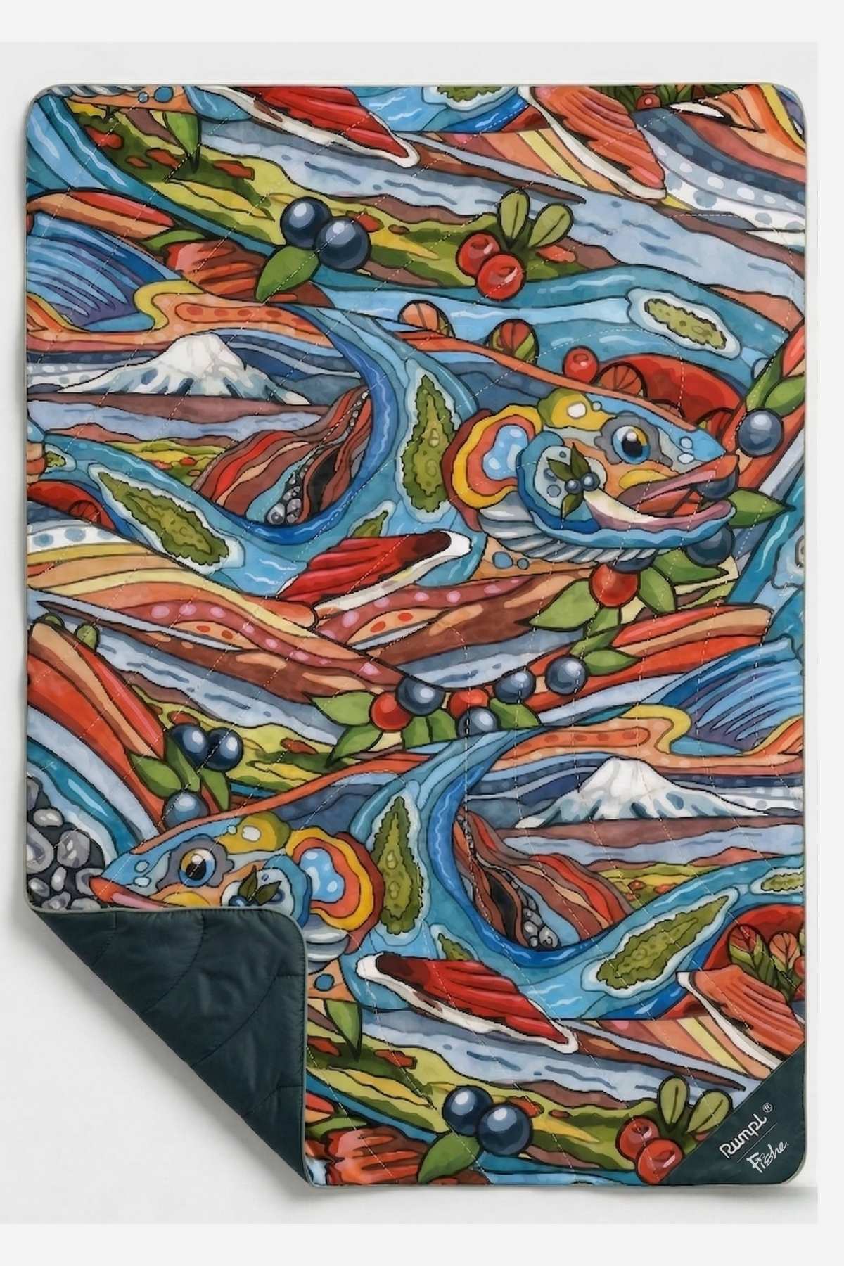 Limited Edition Charvana Fishe x Rumpl Puffy Blanket