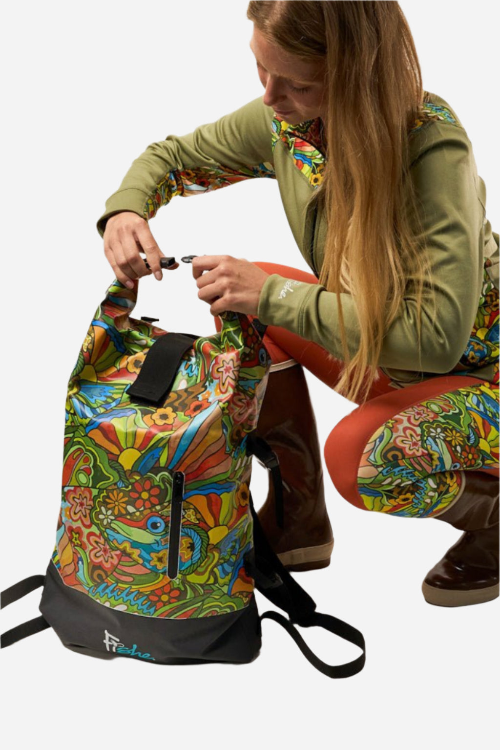 Boho Bass Backpack Dry Bag - FisheWear