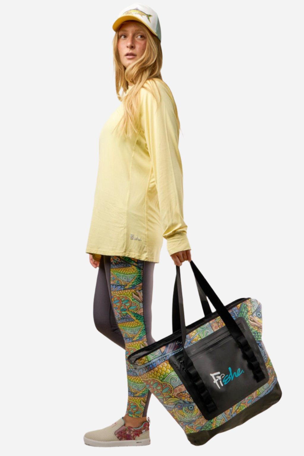Tropical Tarpon Wedge Tote Dry Bag - FisheWear