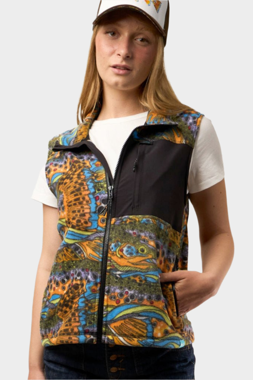 Unbound Brown Fleece Vest - FisheWear