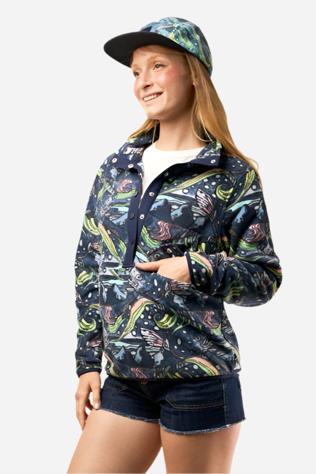 HaliBorealis Riffle Snap Fleece - FisheWear