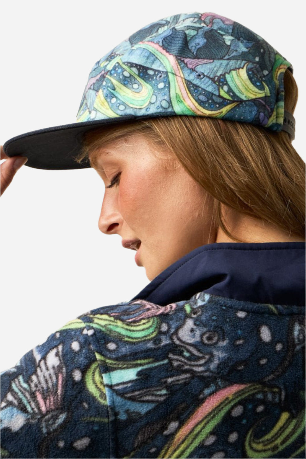 HaliBorealis Fleece 5 - Panel Hat - FisheWear