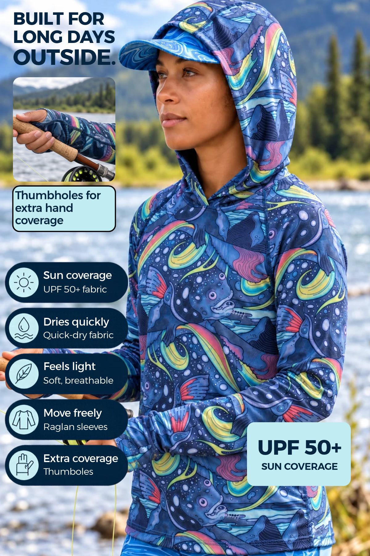 HaliBorealis Solstice Hooded Sunshirt