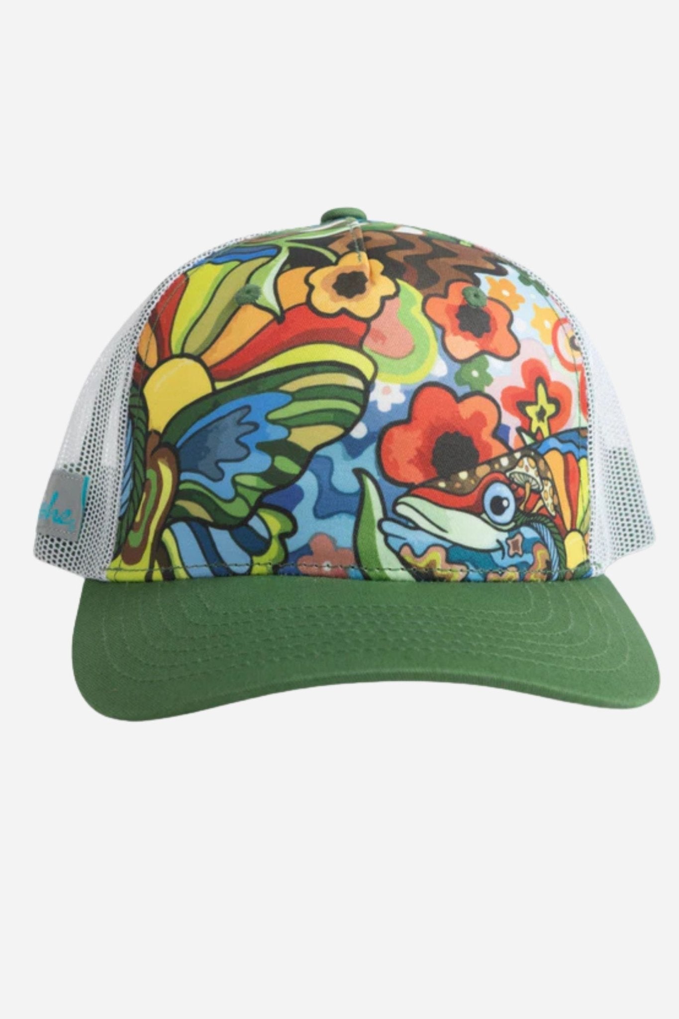 Boho Bass Abstract Trucker Hat - FisheWear