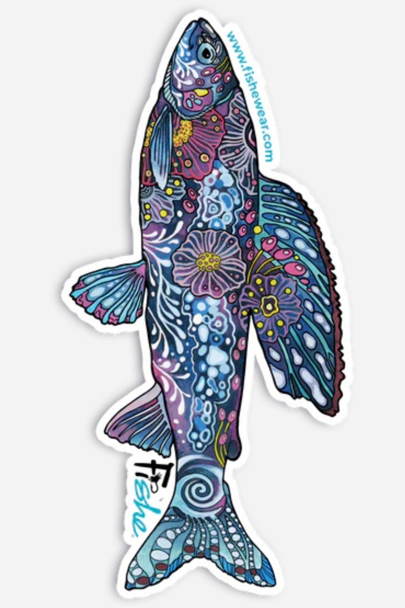 Enchanted Grayling Sticker - FisheWear