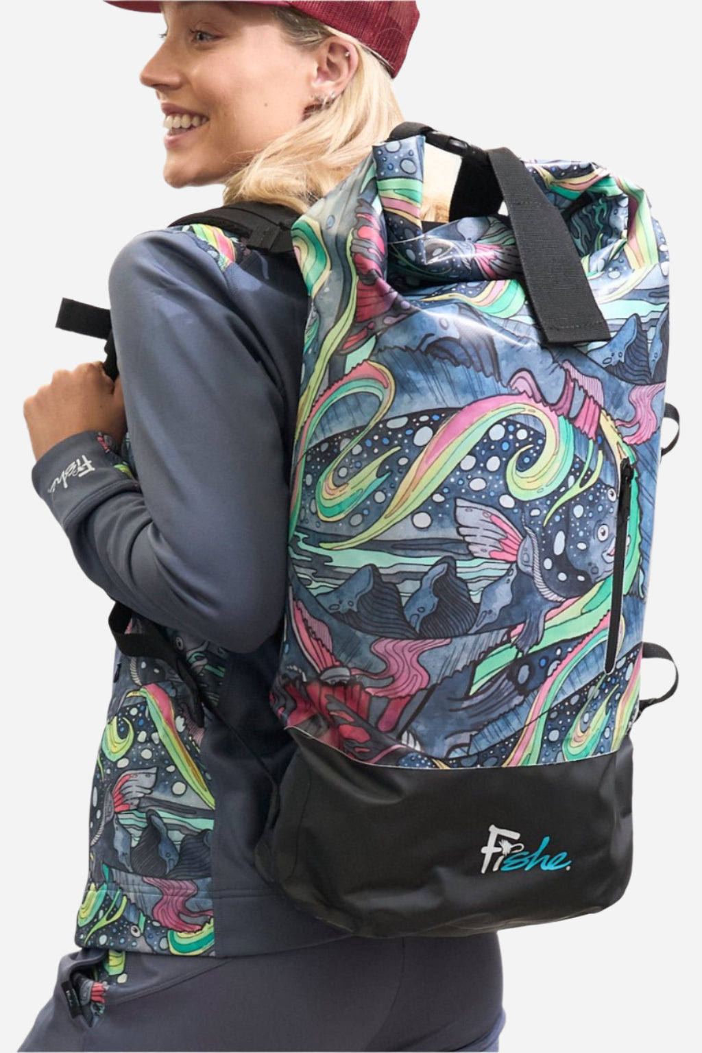 HaliBorealis Backpack Dry Bag – 28L Waterproof Adventure Pack