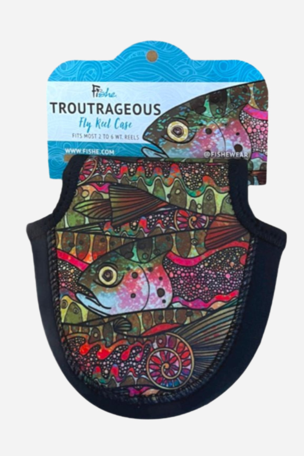 Troutrageous Rainbow Small Reel Case - FisheWear