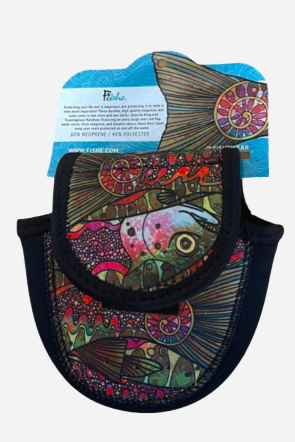 Troutrageous Rainbow Small Reel Case - FisheWear