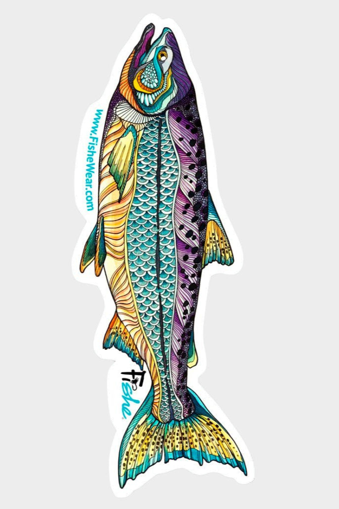 Kaleido King Sticker - FisheWear