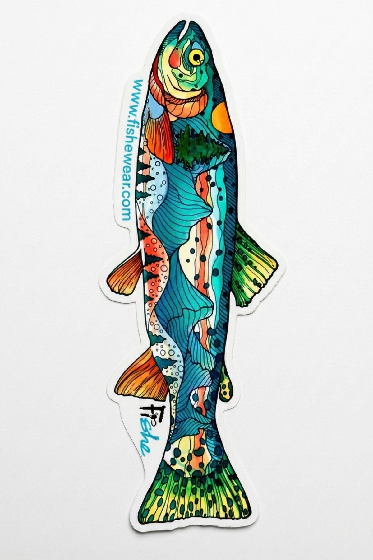 Mt. Cutty Sticker - FisheWear