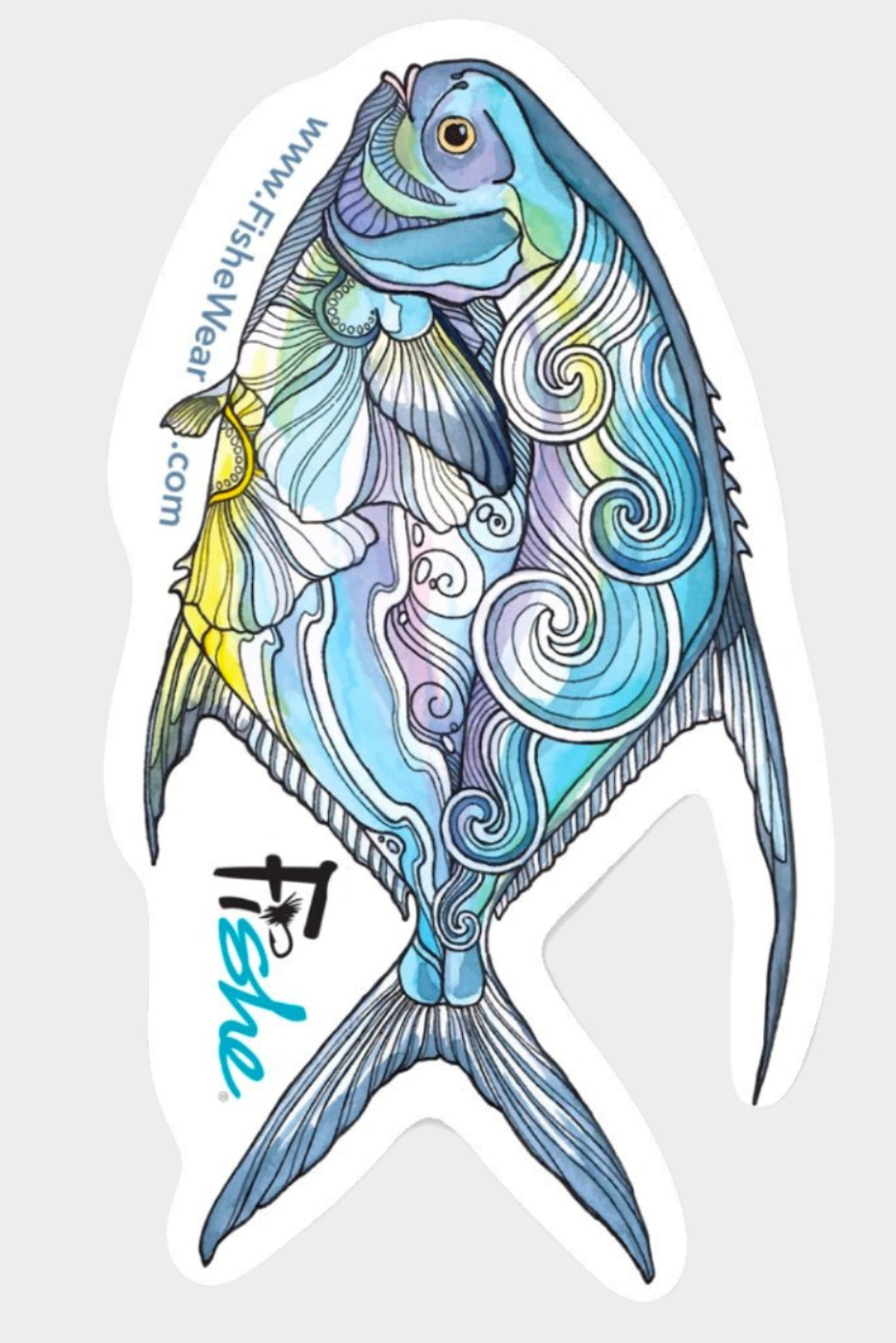 Permit Paradise Sticker - FisheWear