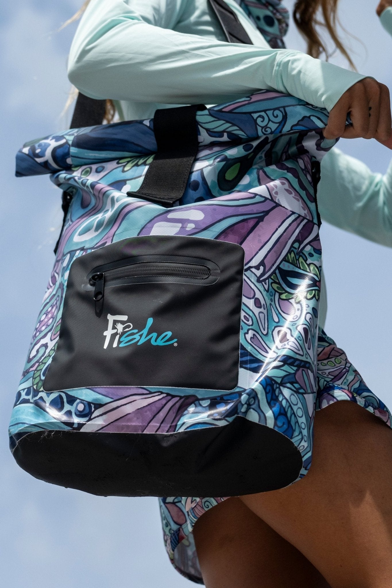 Radiant Redfish Roll Tote Dry Bag - FisheWear