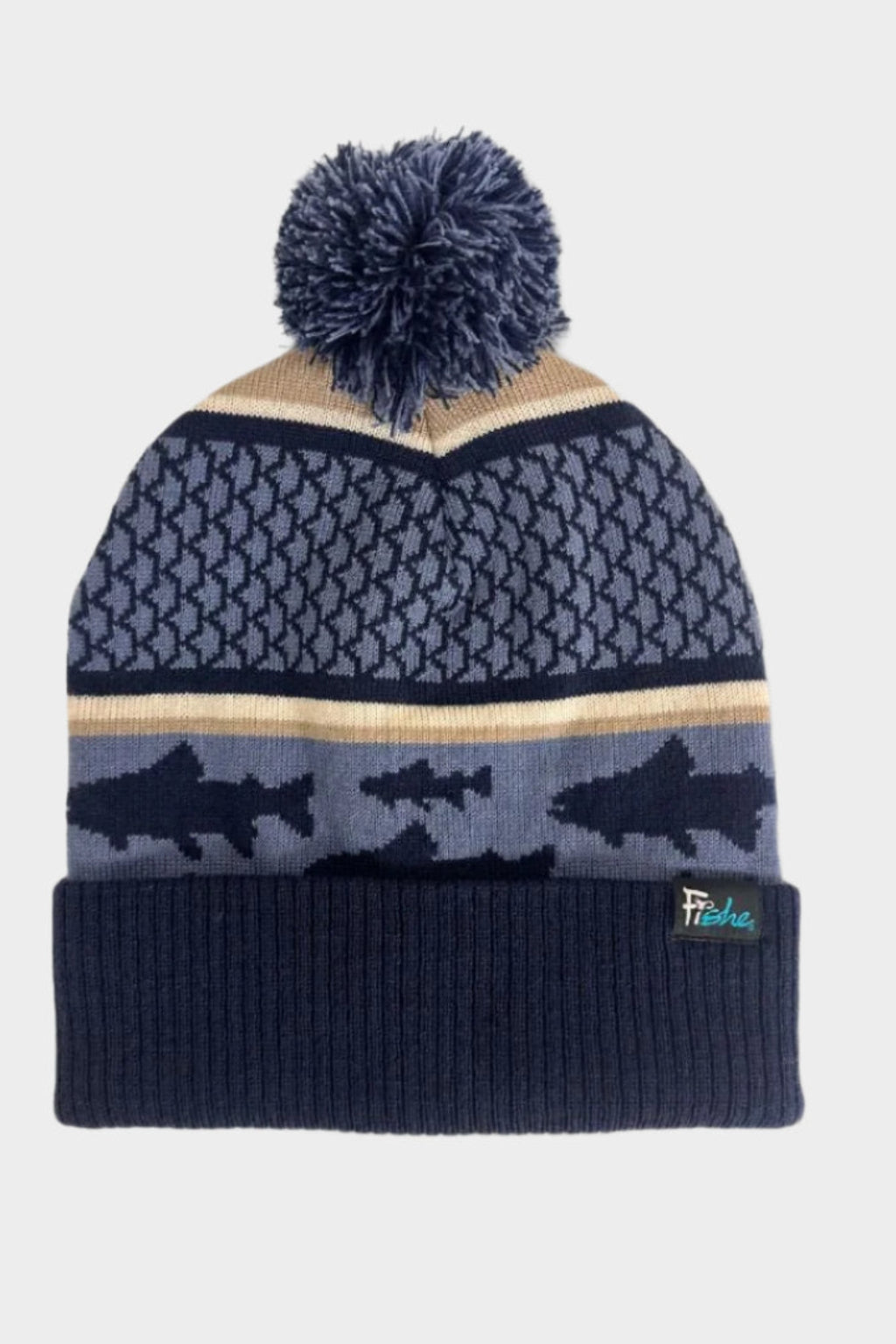 Rainbow Jacquard Beanie - FisheWear