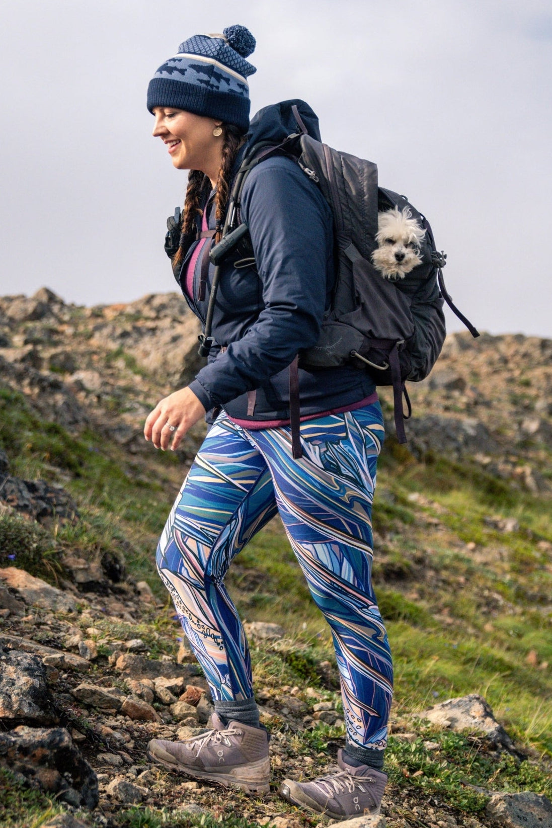 Rainbow Ridge High - Waisted Leggings - FisheWear