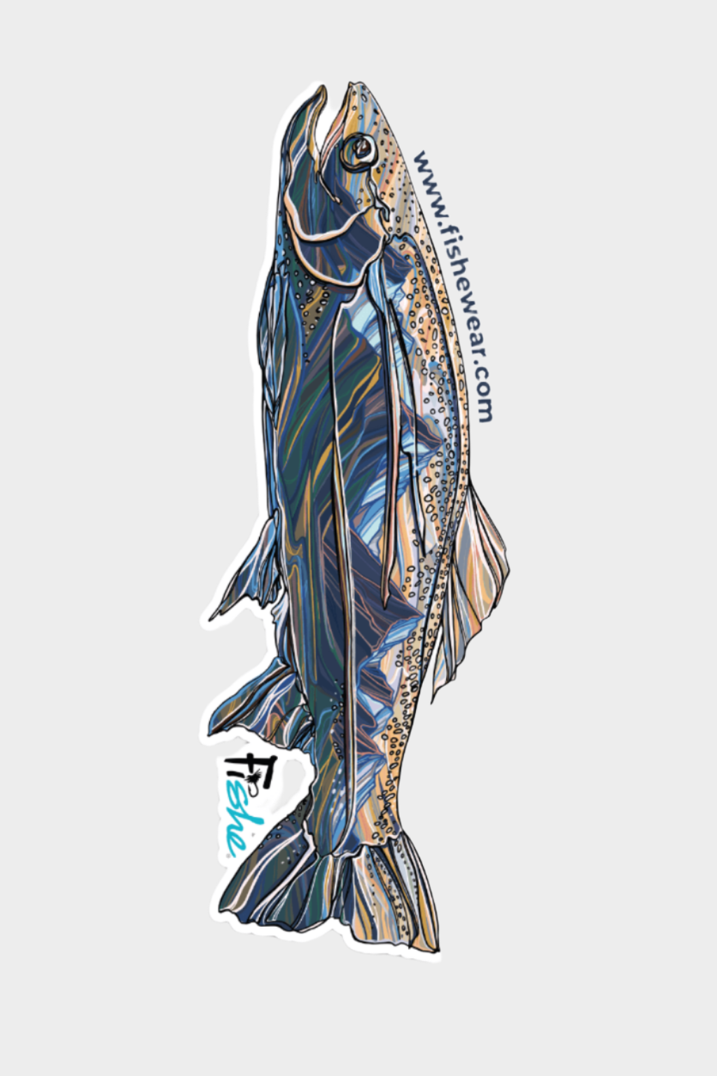 Rainbow Ridge Sticker - FisheWear