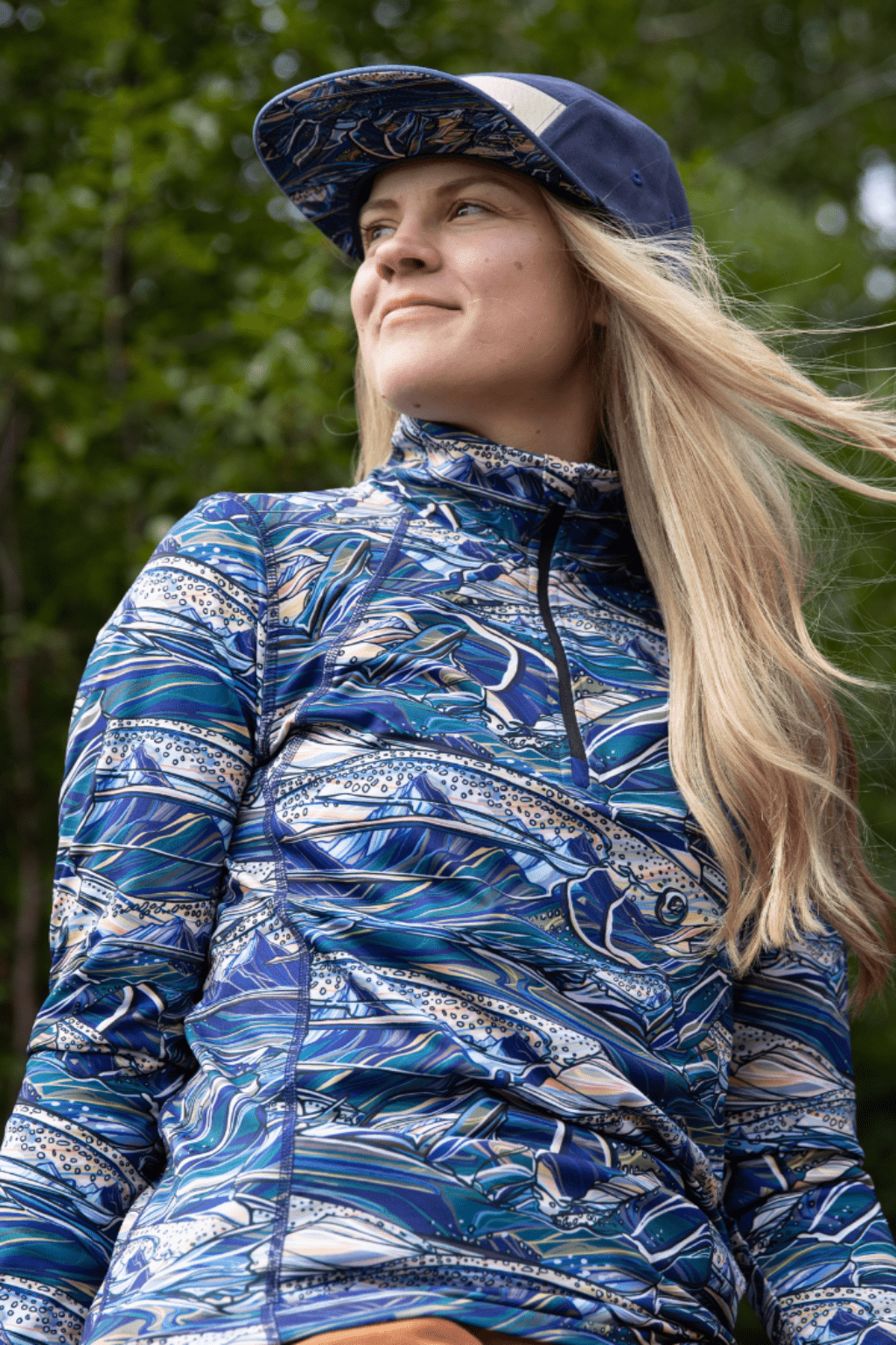 Rainbow Ridge Thermal 1/4 Zip Top – Warm Women's Layer | FisheWear