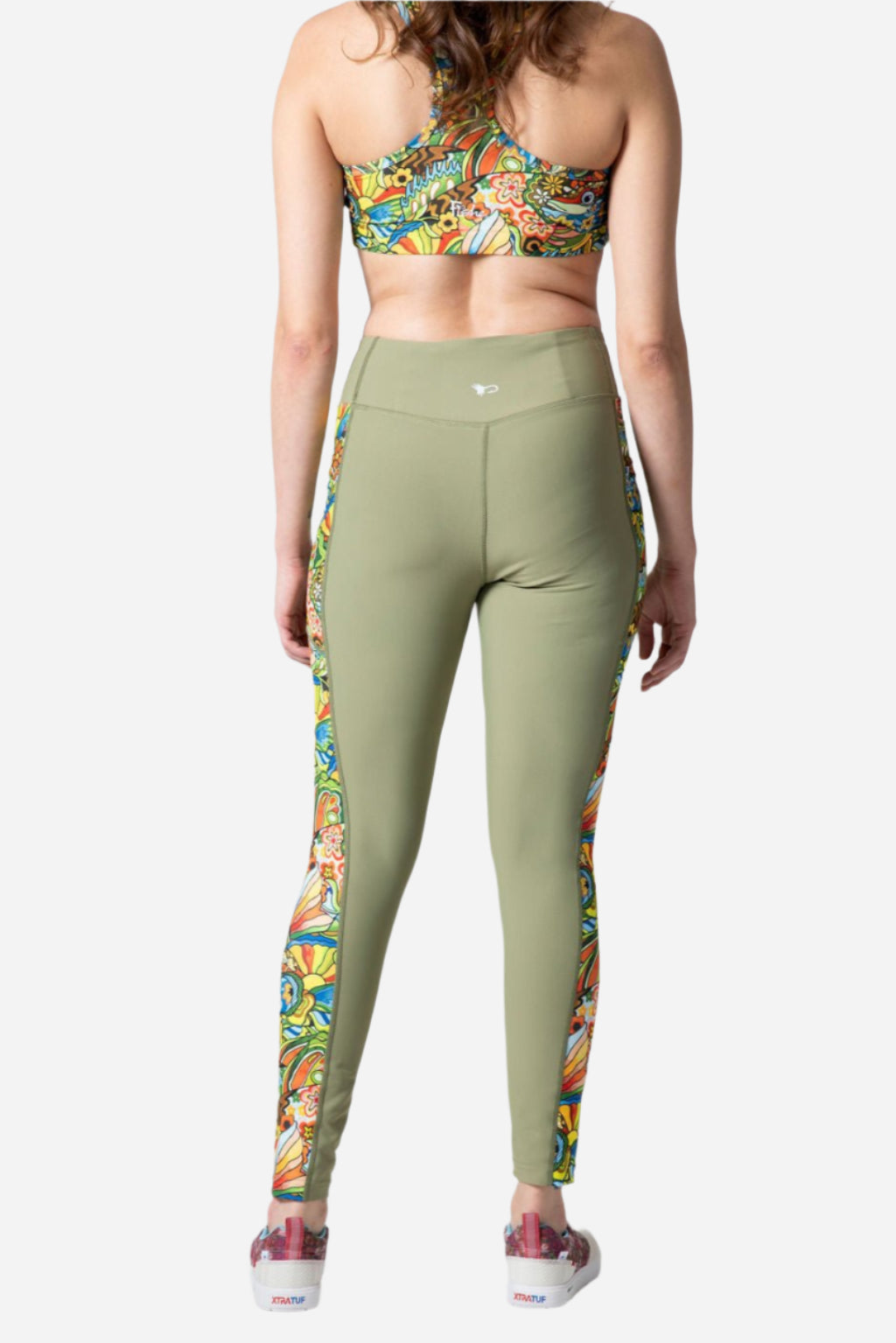 Sitka Green Boho Bass Pocket Leggings - FisheWear