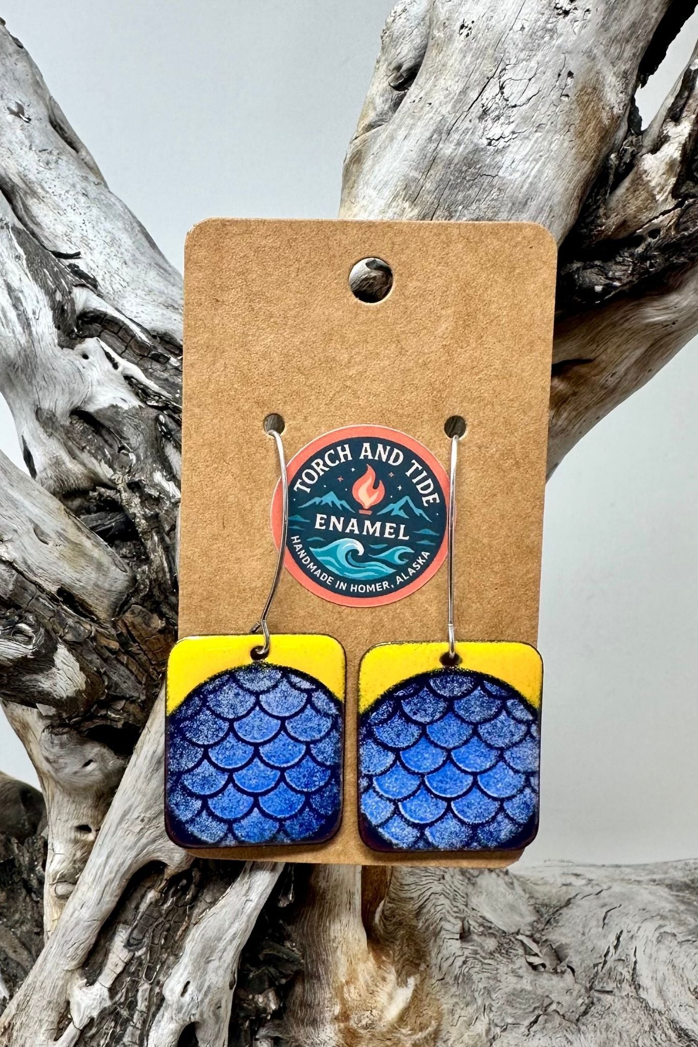 Torch and Tide Earrings - HaliBorealis Square - FisheWear