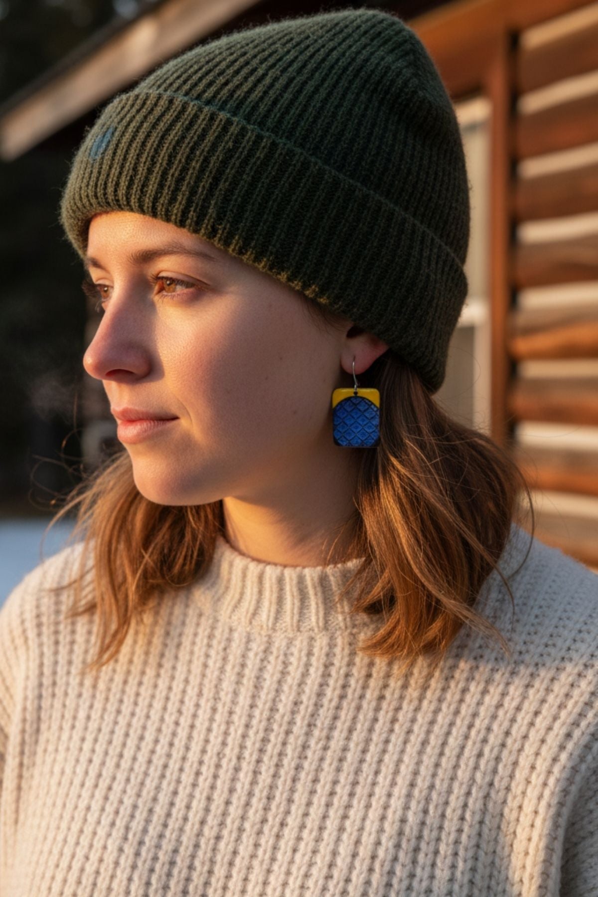 Torch and Tide Earrings - HaliBorealis Square - FisheWear