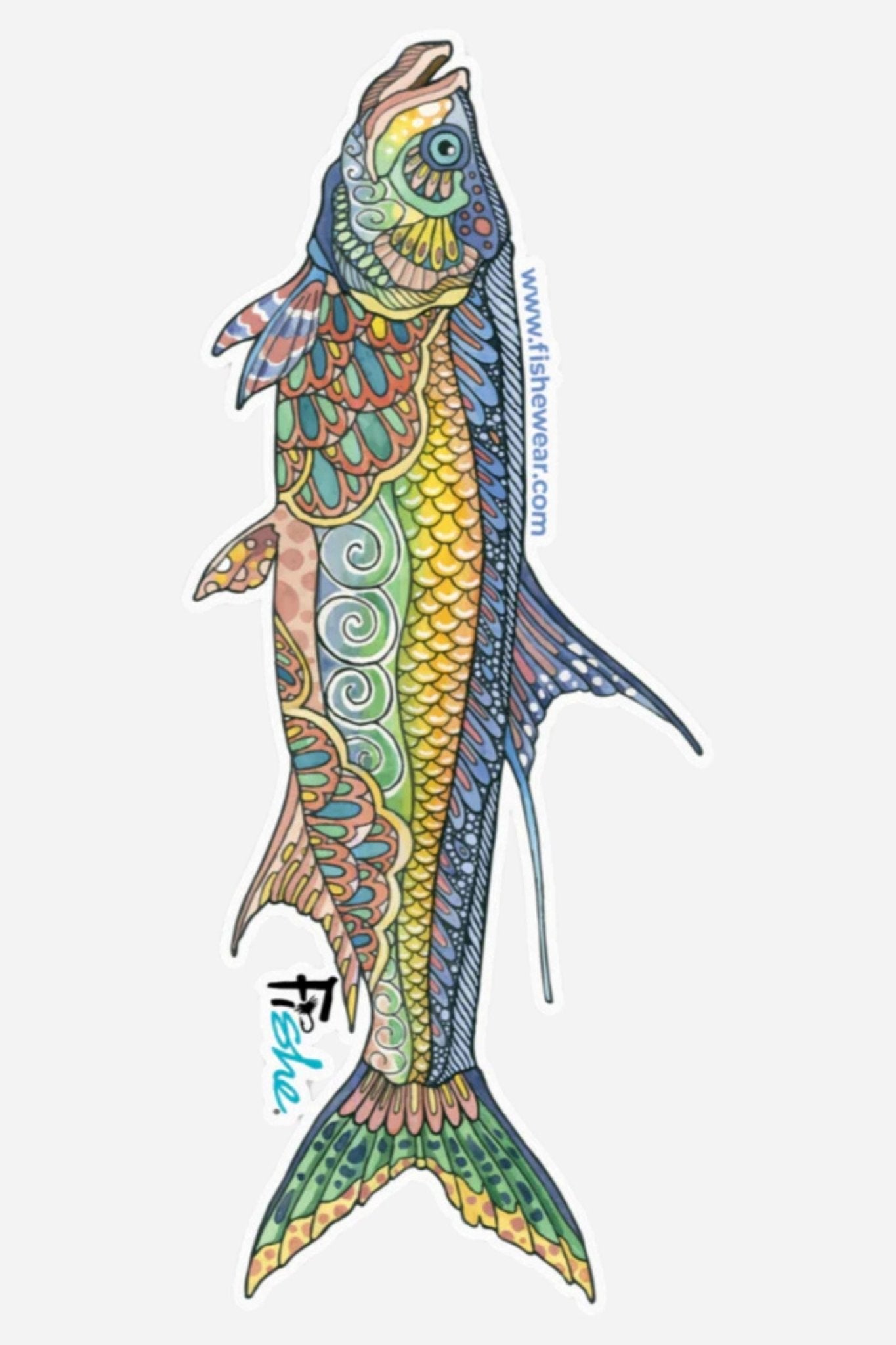 Tropical Tarpon Sticker - FisheWear
