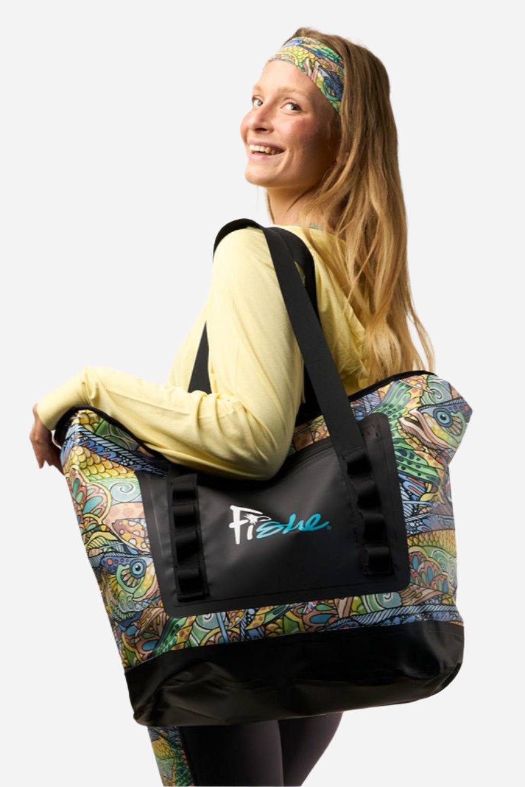 Tropical Tarpon Wedge Tote Dry Bag - FisheWear