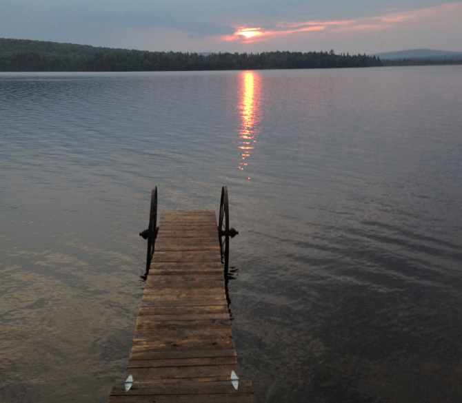 Fishing Madawaska Lake (Maine)