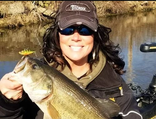 Cheryl Smith with her bass