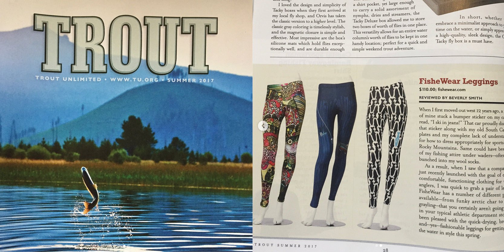 Fishe® in TROUT Magazine! - FisheWear