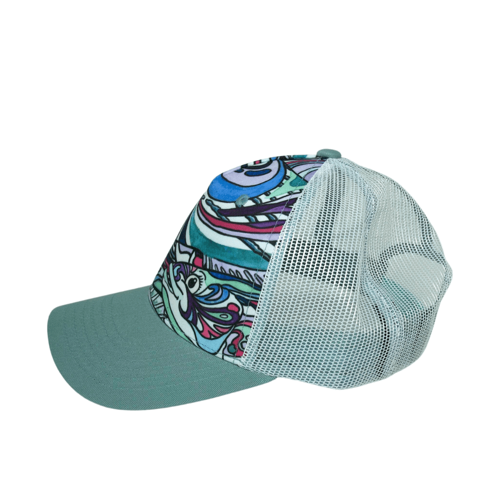 Salty Striper Abstract Trucker Hat - FisheWear