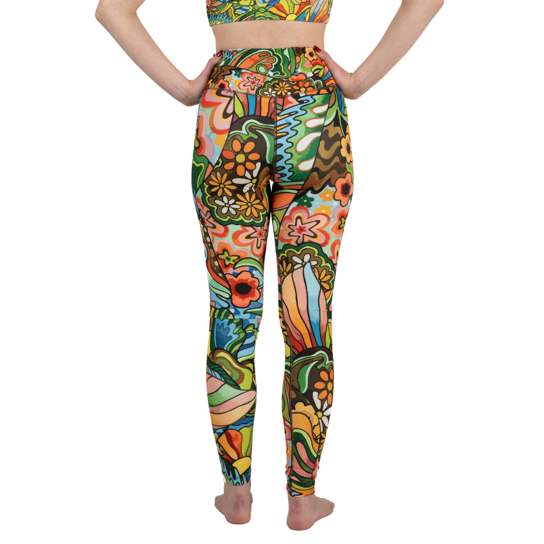 Boho Bass High-Waisted Leggings