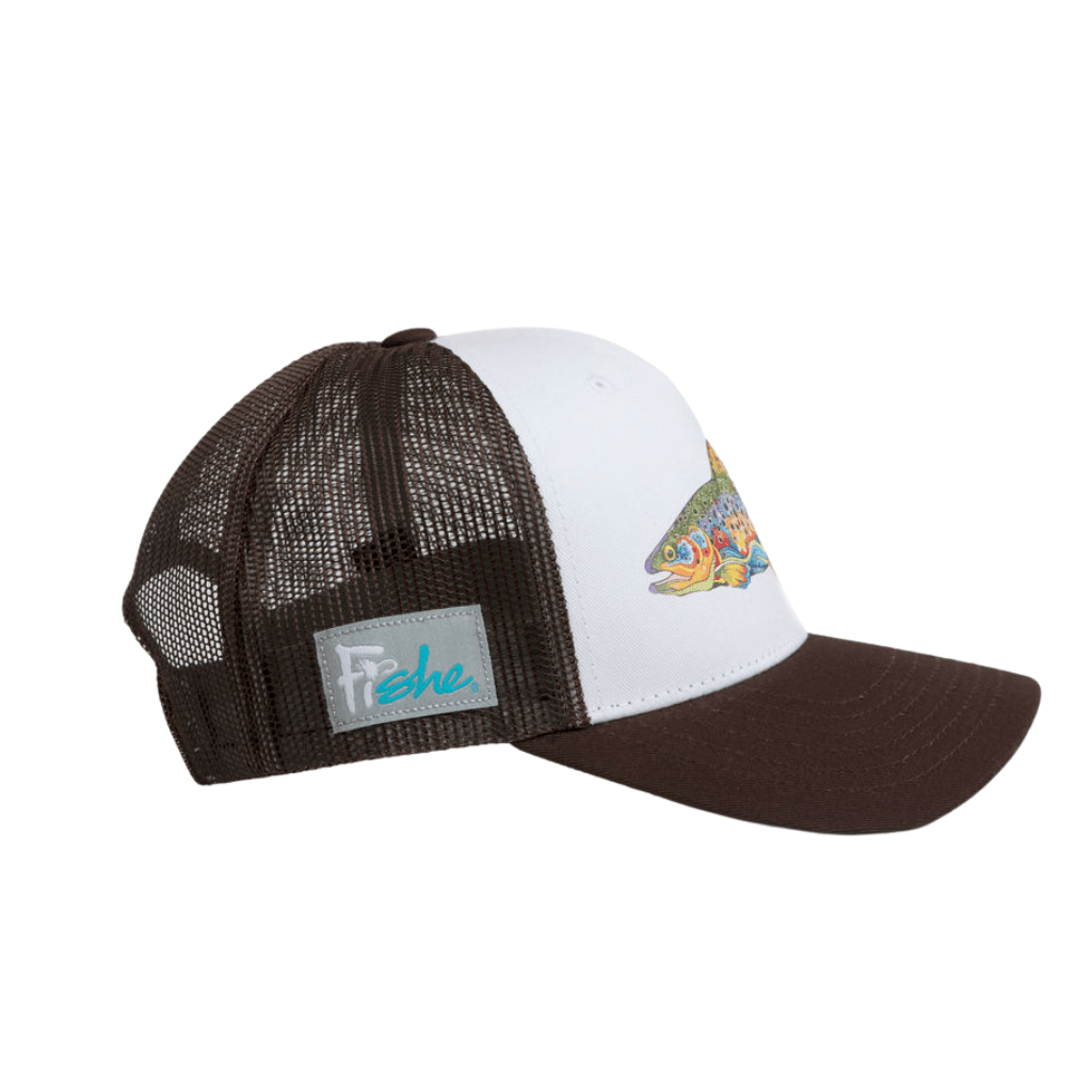 Unbound Brown Trucker Hat - FisheWear