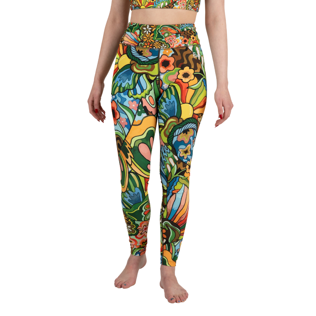 Boho Bass High-Waisted Leggings