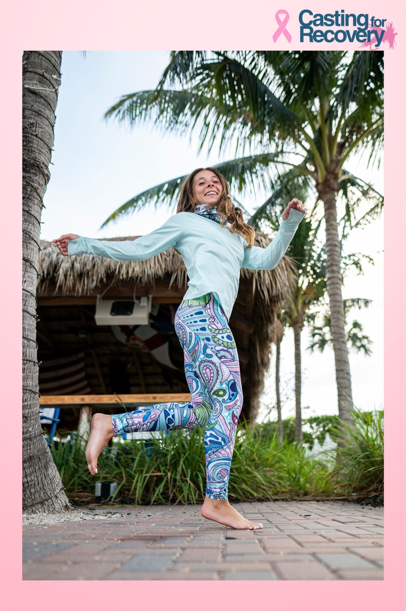 Radiant Redfish High-Waisted Leggings