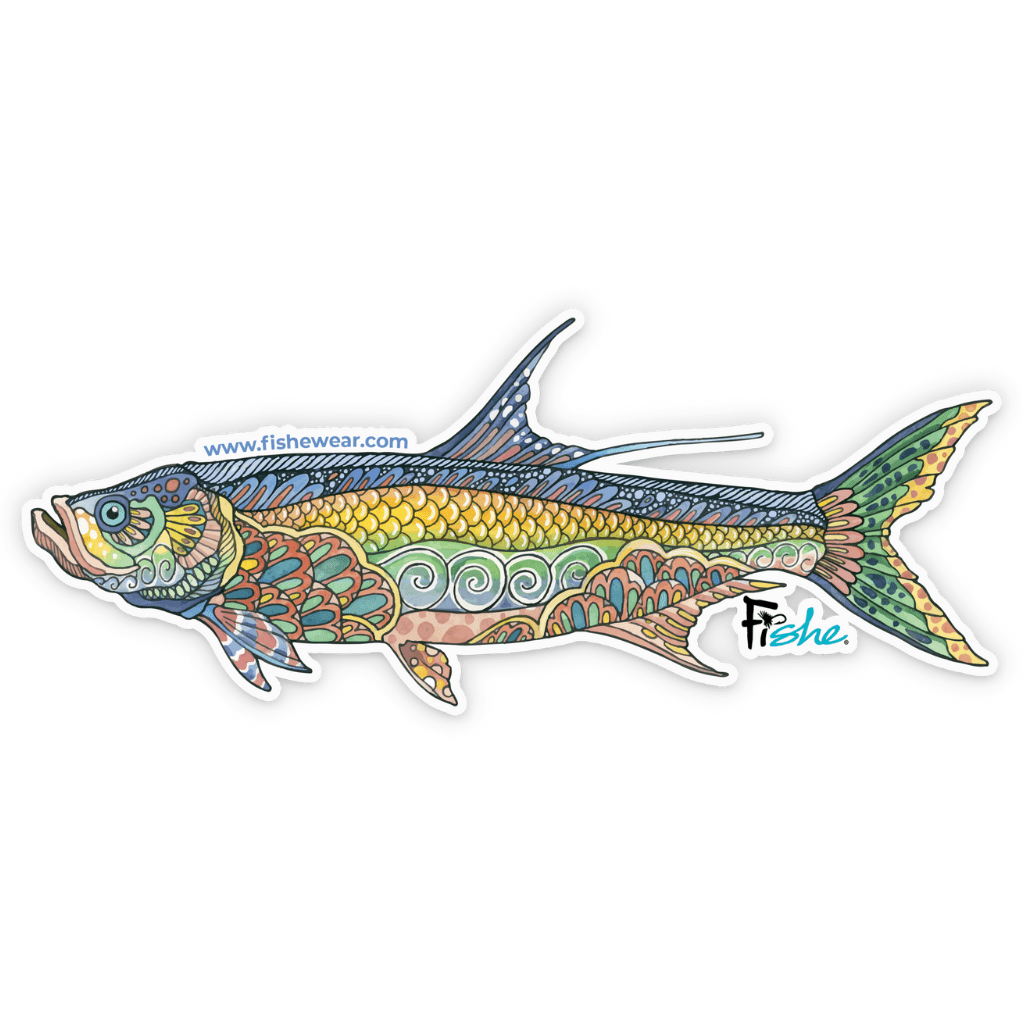 Tropical Tarpon Sticker - FisheWear