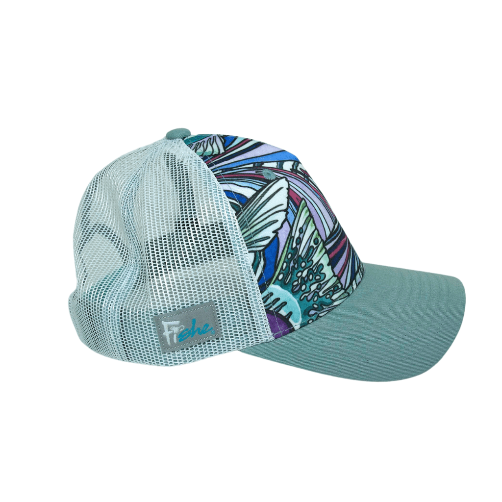 Salty Striper Abstract Trucker Hat - FisheWear