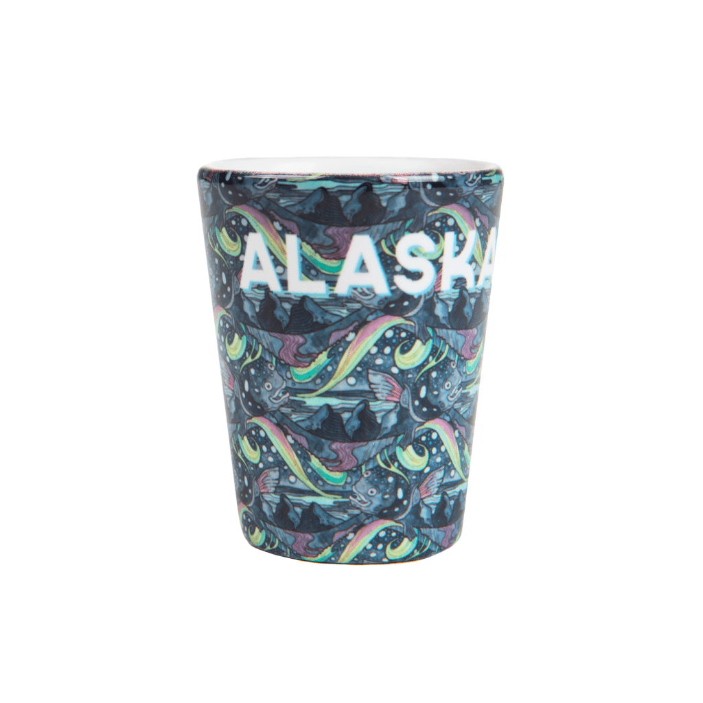 Haliborealis Ceramic Shot Glass - FisheWear