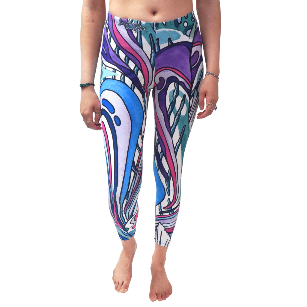 Salty Striper Signature Leggings - FisheWear