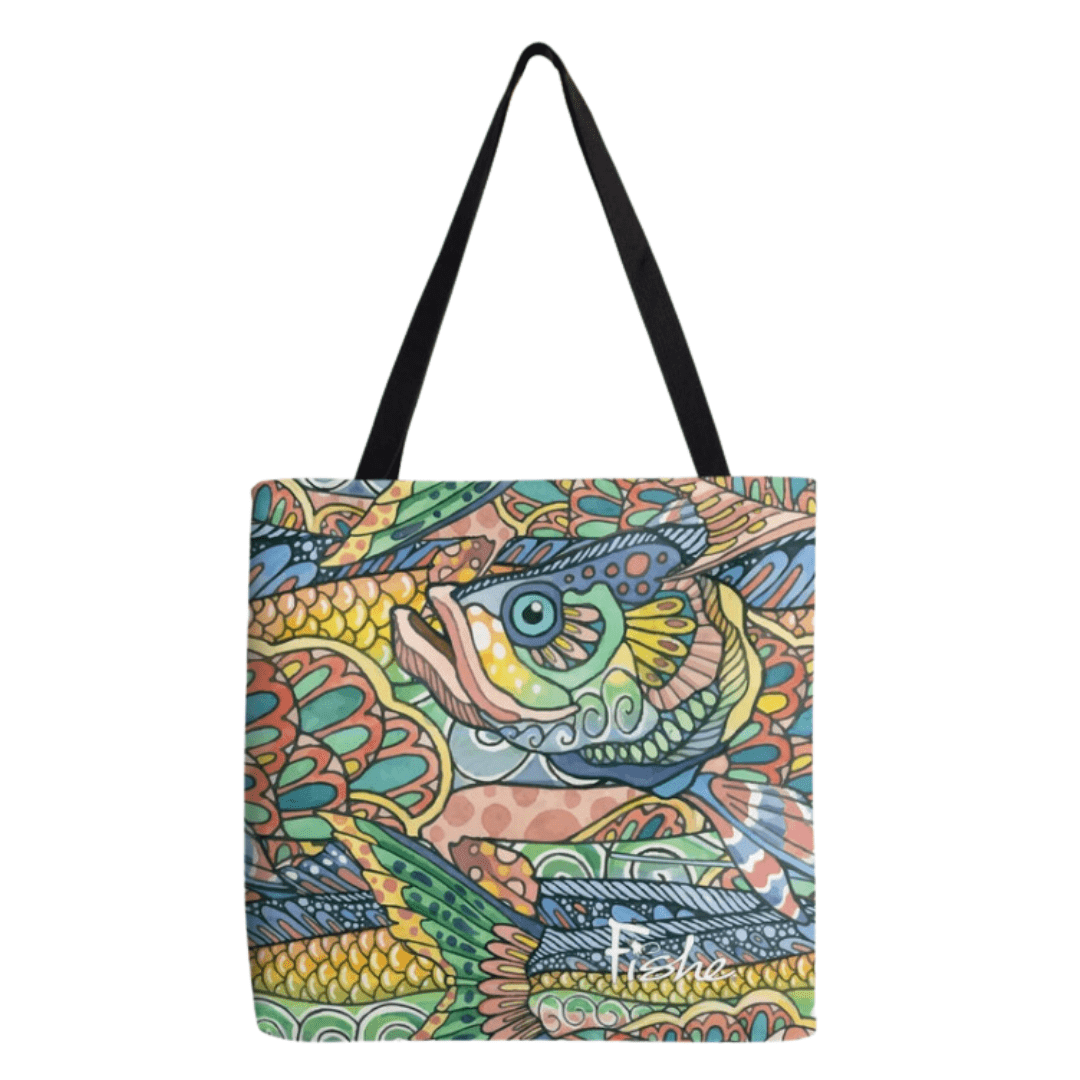 Tropical Tarpon Canvas Tote - FisheWear