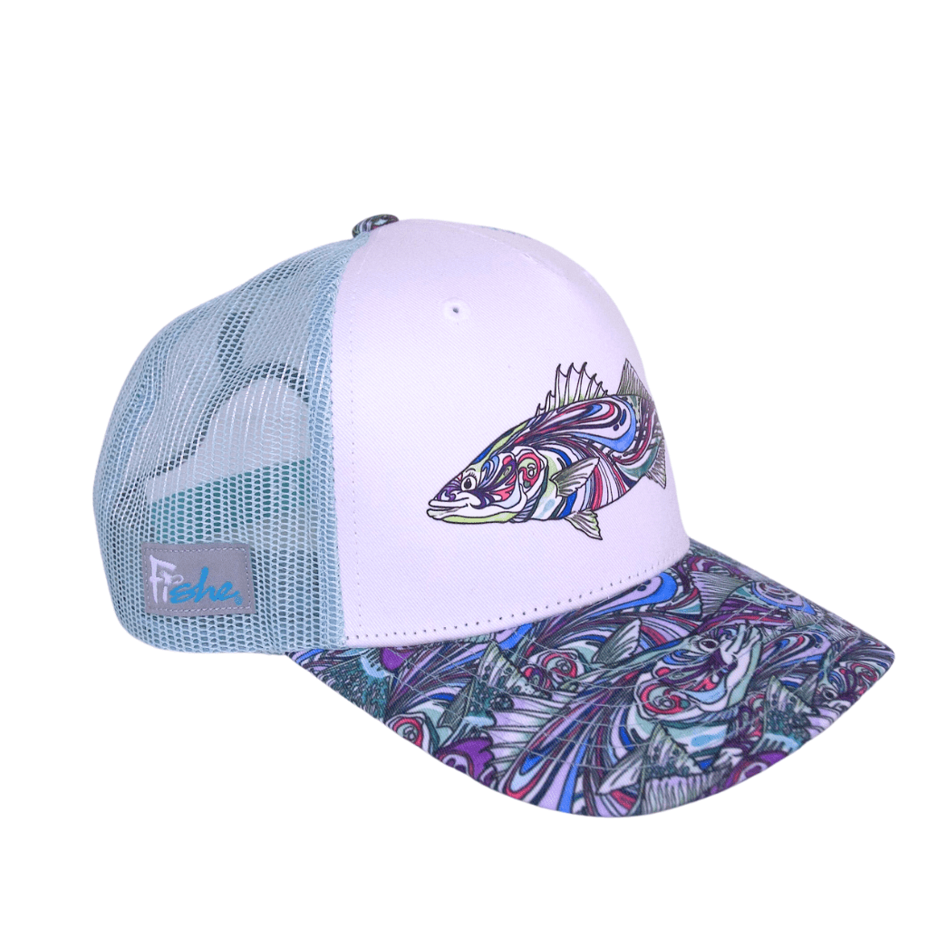 Salty Striper Trucker Hat - FisheWear