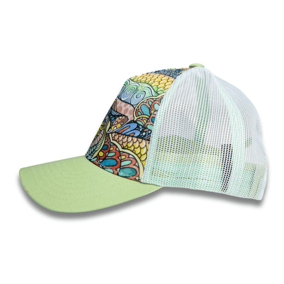 Tropical Tarpon Abstract Trucker Hat - FisheWear