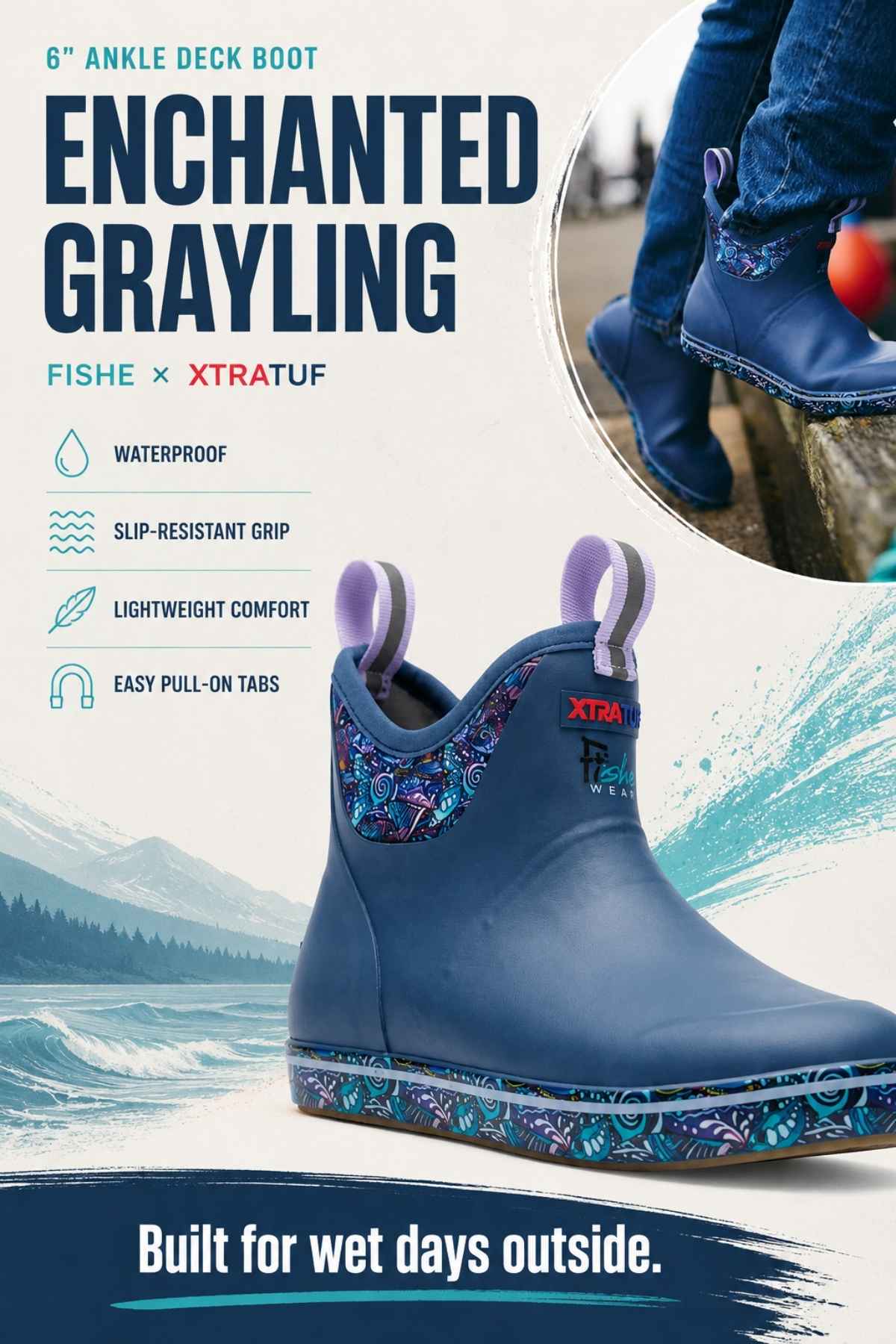 Enchanted Grayling 6" Ankle Deck Boot