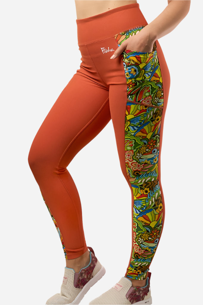 Boho Bass Pocket Leggings - FisheWear