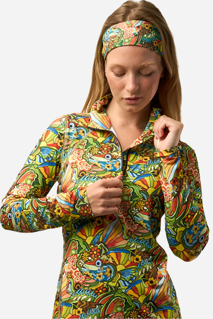 Boho Bass 1/4 Zip Sunshirt - FisheWear