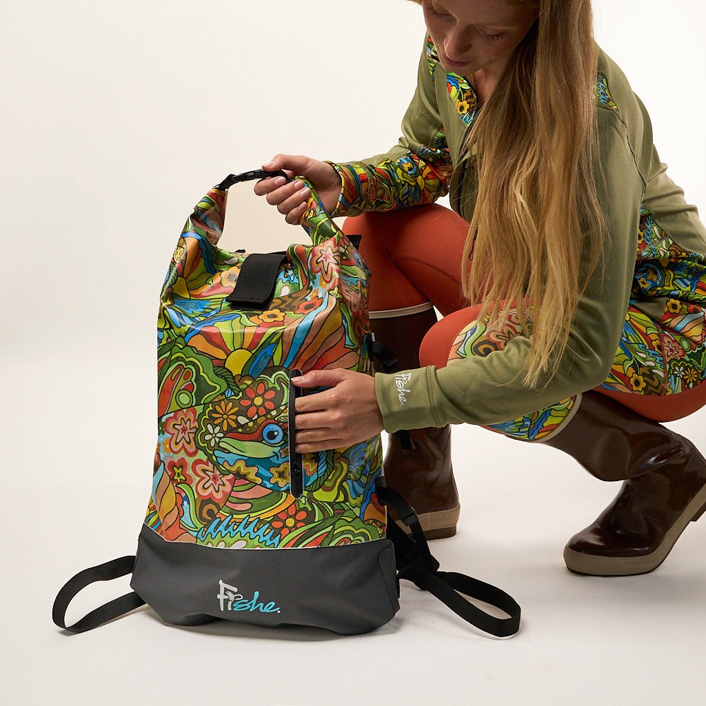 Boho Bass Backpack Dry Bag - FisheWear