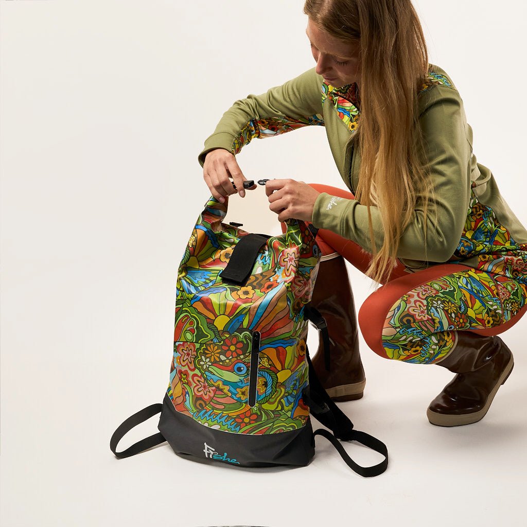 Boho Bass Backpack Dry Bag - FisheWear