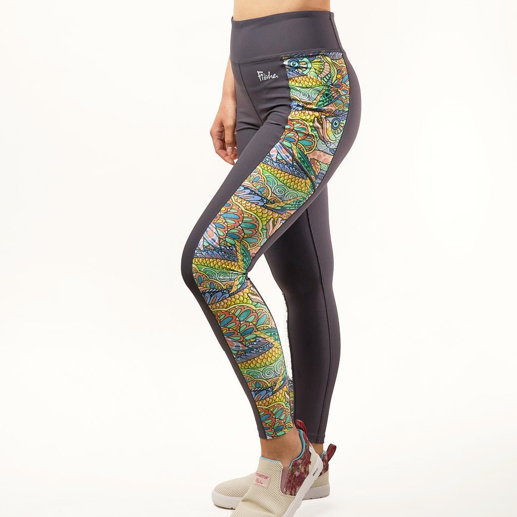 Tropical Tarpon Pocket Leggings - FisheWear