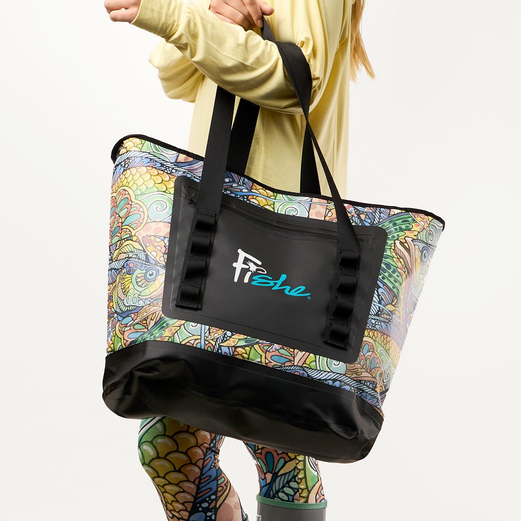 Tropical Tarpon Wedge Tote Dry Bag - FisheWear